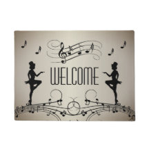 Dance and Music Welcome Mat