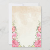 Dance and Twirl  Ballerina floral Kaart (Achterkant)