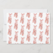 Dance and Twirl Pink girl Aangepaste foto van Birt Kaart (Achterkant)