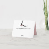 Dance Anywhere Note Kaart (Achterkant)