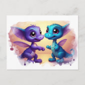 *~* Dance AP48 FOTO Nodig Dragon Dino Briefkaart u (Voorkant)