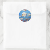 Dance Around the Moon van C. Doyle Ronde Sticker (Tas)