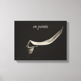 Dance Art Ballet en pointe Danser Canvas Afdruk