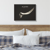 Dance Art Ballet en pointe Danser Canvas Afdruk (Insitu (Slaapkamer))