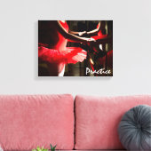 Dance Art Ballet Praktijk Canvas Afdruk (Insitu (Woonkamer))