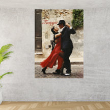 Dance Art, Tango, Red, Black, Latijn Dance