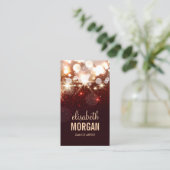 Dance Artist - Modern Glitter Sparkle Visitekaartje (Staand voorkant)