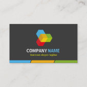 Dance Artist - Stijlvol Donkerkleurig Visitekaartje (Achterkant)