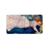 Dance at Bougival, 1883 by Pierre-Auguste Renoir Etiket (Voorkant)