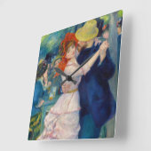 Dance at Bougival, 1883, by Pierre-Auguste Renoir Vierkante Klok (Hoek)