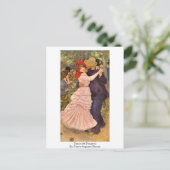 Dance at Bougival by Pierre-Auguste Renoir Briefkaart (Staand voorkant)