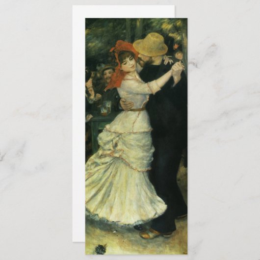 Dance at Bougival by Pierre Renoir,  kunst (Voorkant / Achterkant)