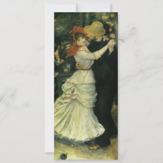 Dance at Bougival by Pierre Renoir,  kunst (Voorkant)