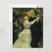 Dance at Bougival by Pierre Renoir,  kunst Briefkaart (Voorkant / Achterkant)