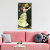 Dance at Bougival by Pierre Renoir,  kunst Canvas Afdruk (Insitu (Woonkamer))