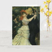 Dance at Bougival by Pierre Renoir, kunst Kaart (Gele Bloem)