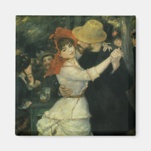 Dance at Bougival by Pierre Renoir, kunst Magneet