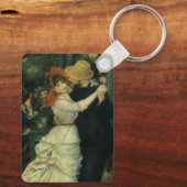 Dance at Bougival by Pierre Renoir,  kunst Sleutelhanger (Achterkant)
