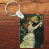 Dance at Bougival by Pierre Renoir,  kunst Sleutelhanger (Voorkant)