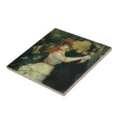 Dance at Bougival by Pierre Renoir,  kunst Tegeltje (Zijkant)