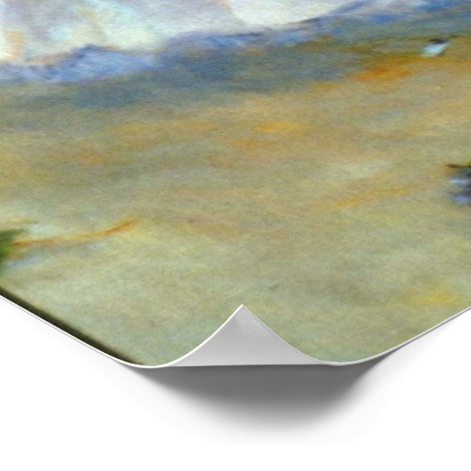 Dance at Bougival by Pierre Renoir Poster (Hoek)