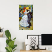 Dance at Bougival by Pierre Renoir Poster (Thuiskantoor)
