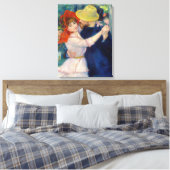 Dance at Bougival, Couple by Pierre-Auguste Renoir Canvas Afdruk (Insitu (Slaapkamer))