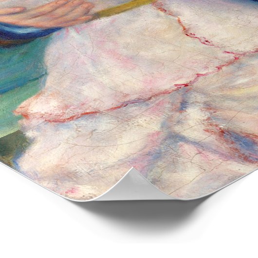 Dance at Bougival, Couple by Pierre-Auguste Renoir Poster (Hoek)