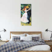 Dance at Bougival Renoir Fine Art Canvas Afdruk (Insitu (Slaapkamer))