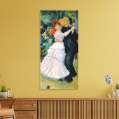 Dance at Bougival Renoir Fine Art Canvas Afdruk (Insitu (Woonkamer))