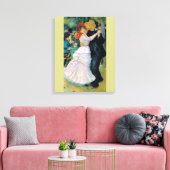 Dance at Bougival Renoir Fine Art Canvas Afdruk (Insitu (Woonkamer))