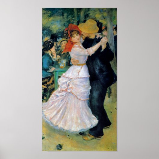 Dance at Bougival Renoir Fine Art Print (Voorkant)