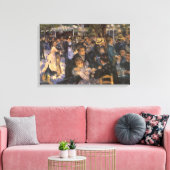 Dance at Le Moulin de la Galette by Pierre Renoir Canvas Afdruk (Insitu (Woonkamer))