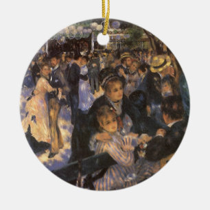 Dance at Le Moulin de la Galette by Pierre Renoir Keramisch Ornament