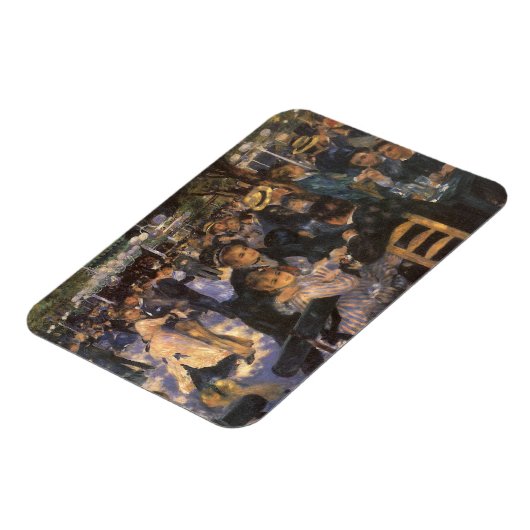 Dance at Le Moulin de la Galette by Pierre Renoir Magneet (Linkerzijde)