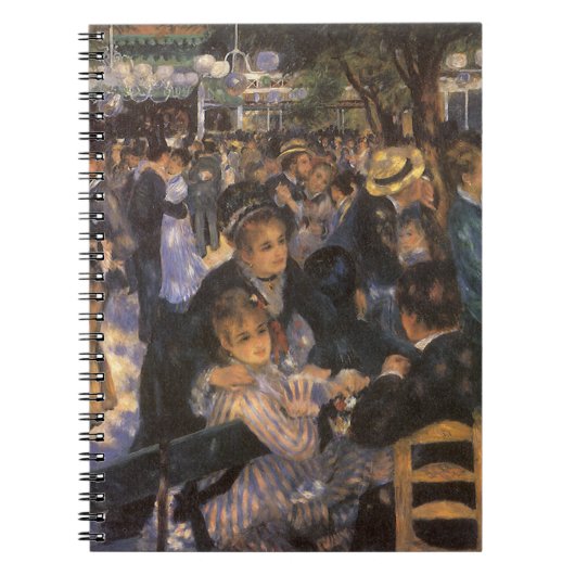 Dance at Le Moulin de la Galette by Pierre Renoir Notitieboek (Voorkant)