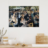 Dance at Le Moulin de la Galette by Pierre Renoir Poster (Keuken)