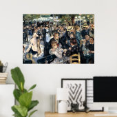Dance at Le Moulin de la Galette by Pierre Renoir Poster (Thuiskantoor)