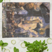 Dance at Le Moulin de la Galette by Pierre Renoir Theedoek (Gevouwen)