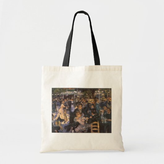 Dance at Le Moulin de la Galette by Pierre Renoir Tote Bag (Voorkant)