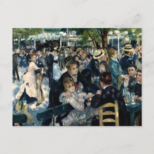 Dance at Le Moulin de la Galette by Renoir Briefkaart (Voorkant)