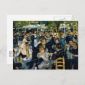 Dance at Le Moulin de la Galette by Renoir Briefkaart (Voorkant / Achterkant)