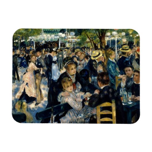 Dance at Le Moulin de la Galette by Renoir Magneet (Horizontaal)