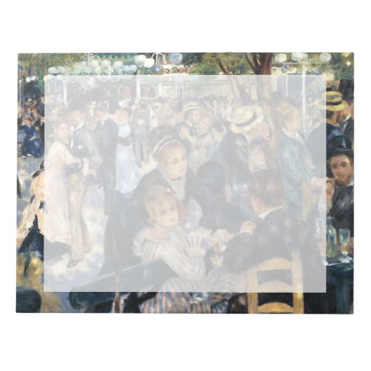 Dance at Le Moulin de la Galette by Renoir Notitieblok (Voorkant)