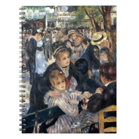 Dance at Le Moulin de la Galette by Renoir Notitieboek (Voorkant)