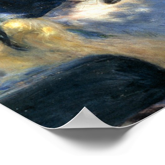 Dance at Le Moulin de la Galette by Renoir Poster (Hoek)