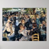Dance at Le Moulin de la Galette by Renoir Poster (Voorkant)