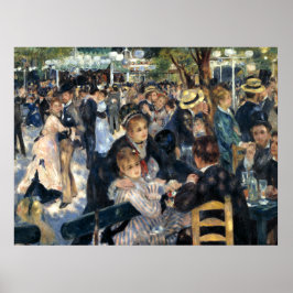 Dance at Le Moulin de la Galette by Renoir Poster