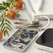 Dance at Le Moulin de la Galette by Renoir Sleutelhanger (Voorkant Rechts)