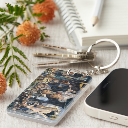 Dance at Le Moulin de la Galette by Renoir Sleutelhanger (Voorkant Rechts)